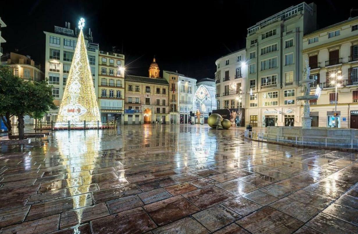 Apartament Marques De Larios Plaza Las Flores Parking Gratis Malaga Zewnętrze zdjęcie
